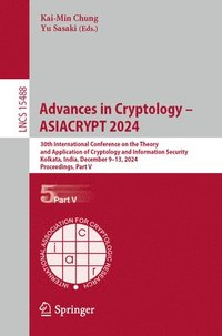 bokomslag Advances in Cryptology  ASIACRYPT 2024