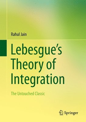 Lebesgues Theory of Integration 1