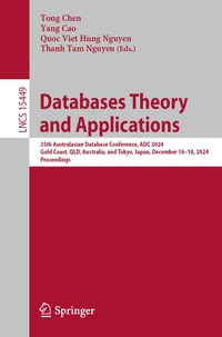 bokomslag Databases Theory and Applications