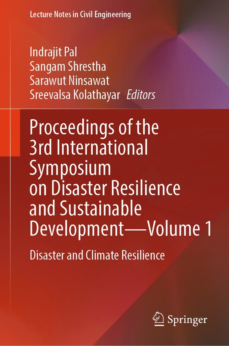 Proceedings of the 3rd International Symposium on Disaster Resilience and Sustainable Development—Volume 1