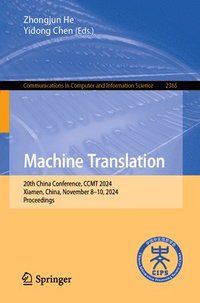 bokomslag Machine Translation