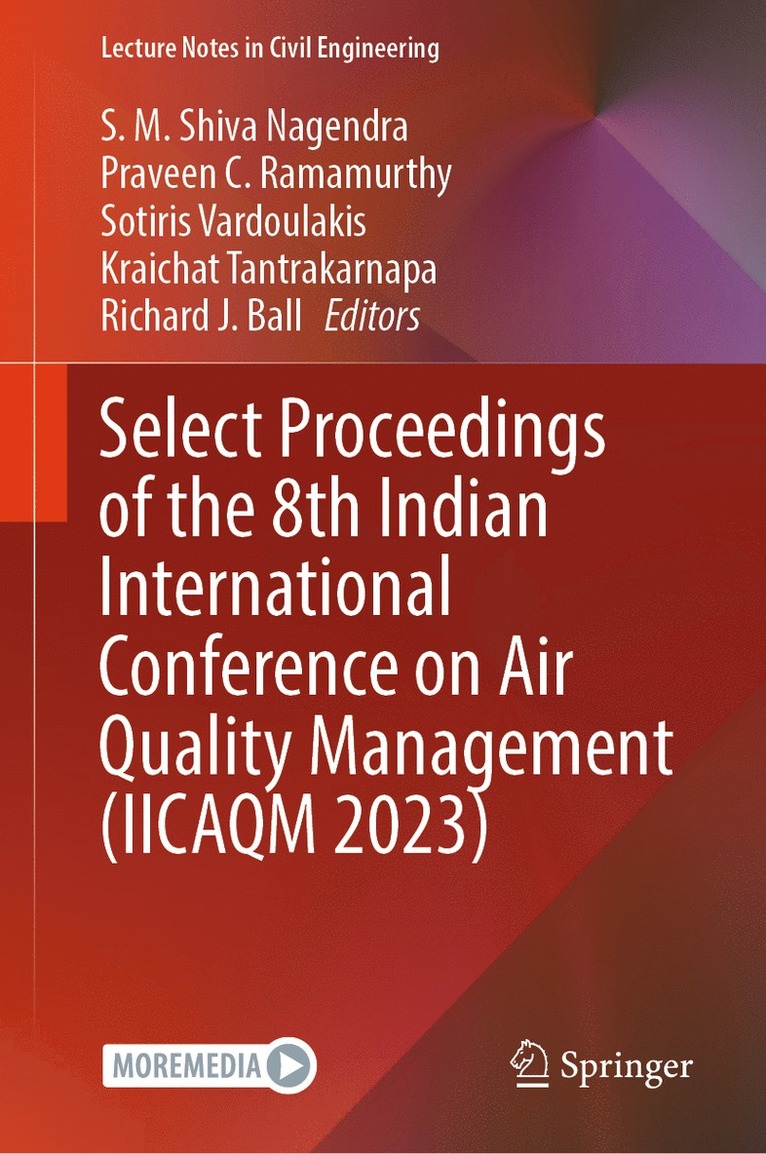 S. M. Shiva Nagendra, Praveen C. Ramamurthy, Sotiris Vardoulakis, Kraichat Tantrakarnapa, Richard J. Ball - Select Proceedings of the 8th Indian International Conference on Air Quality Management (IICAQM 2023), Inbunden
