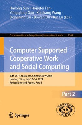 Computer Supported Cooperative Work and Social Computing 1