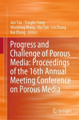 bokomslag Progress and Challenge of Porous Media: Proceedings of the 16th Annual Meeting Conference on Porous Media