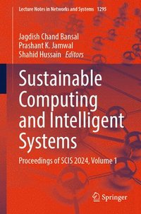 bokomslag Sustainable Computing and Intelligent Systems