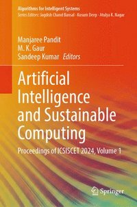 bokomslag Artificial Intelligence and Sustainable Computing