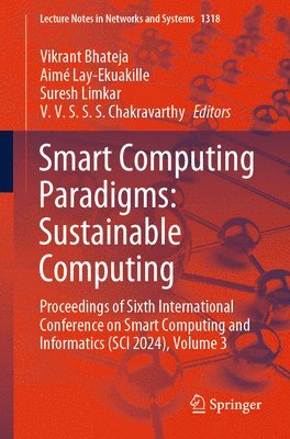 bokomslag Smart Computing Paradigms: Sustainable Computing