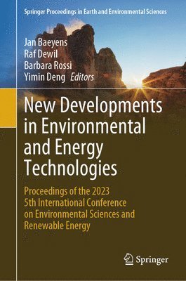 bokomslag New Developments in Environmental and Energy Technologies