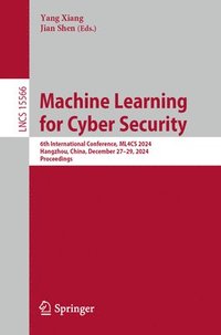 bokomslag Machine Learning for Cyber Security