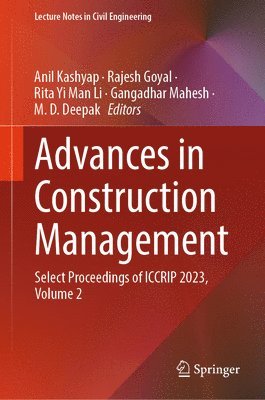 bokomslag Advances in Construction Management