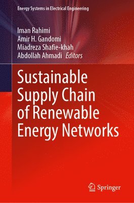 bokomslag Sustainable Supply Chain of Renewable Energy Networks