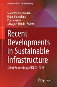 bokomslag Recent Developments in Sustainable Infrastructure