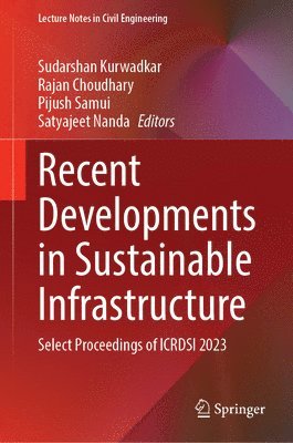 bokomslag Recent Developments in Sustainable Infrastructure