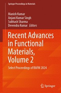 bokomslag Recent Advances in Functional Materials, Volume 2