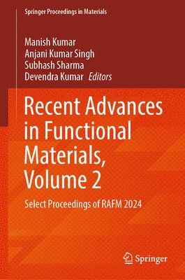 bokomslag Recent Advances in Functional Materials, Volume 2