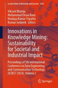 bokomslag Innovations in Knowledge Mining: Sustainability for Societal and Industrial Impact