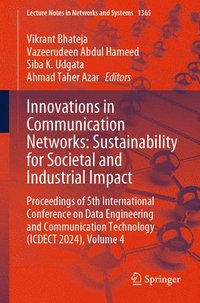 bokomslag Innovations in Communication Networks: Sustainability for Societal and Industrial Impact