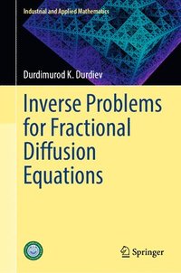 bokomslag Inverse Problems for Fractional Diffusion Equations