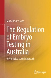 bokomslag Regulation of Embryo Testing in Australia