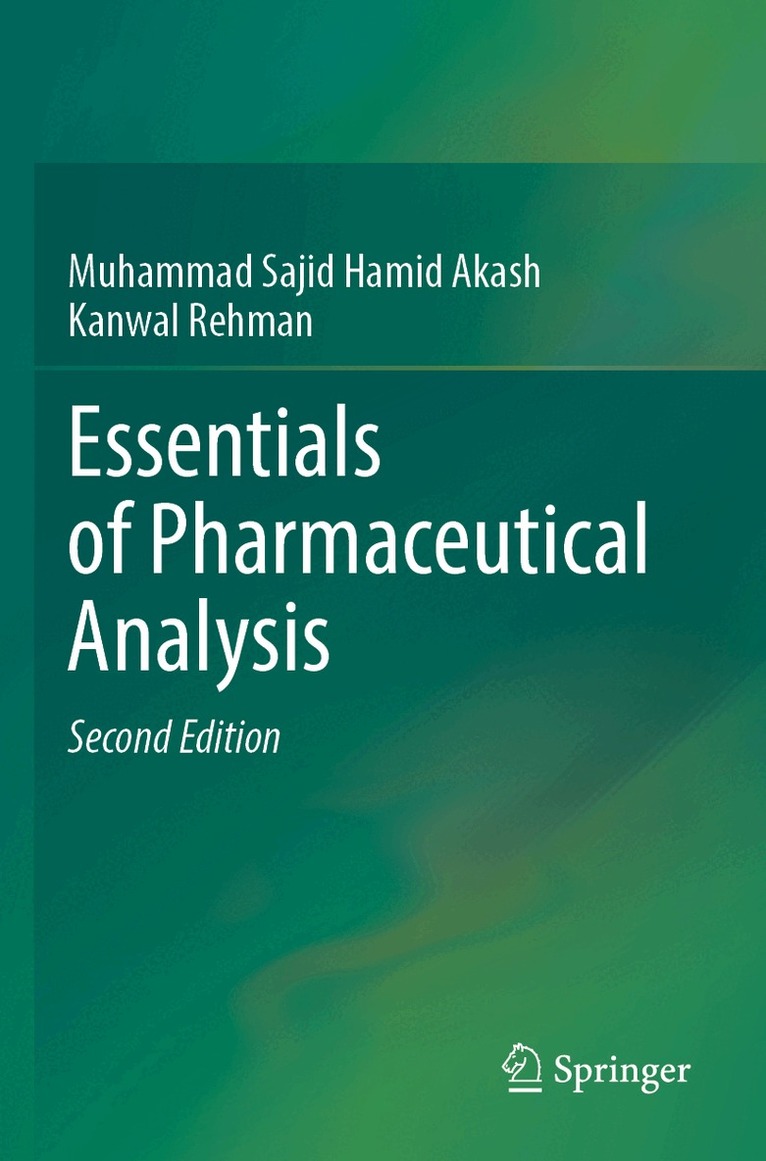 Muhammad Sajid Hamid Akash, Kanwal Rehman - Essentials of Pharmaceutical Analysis, Häftad