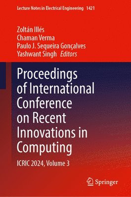 Proceedings of International Conference on Recent Innovations in Computing 1