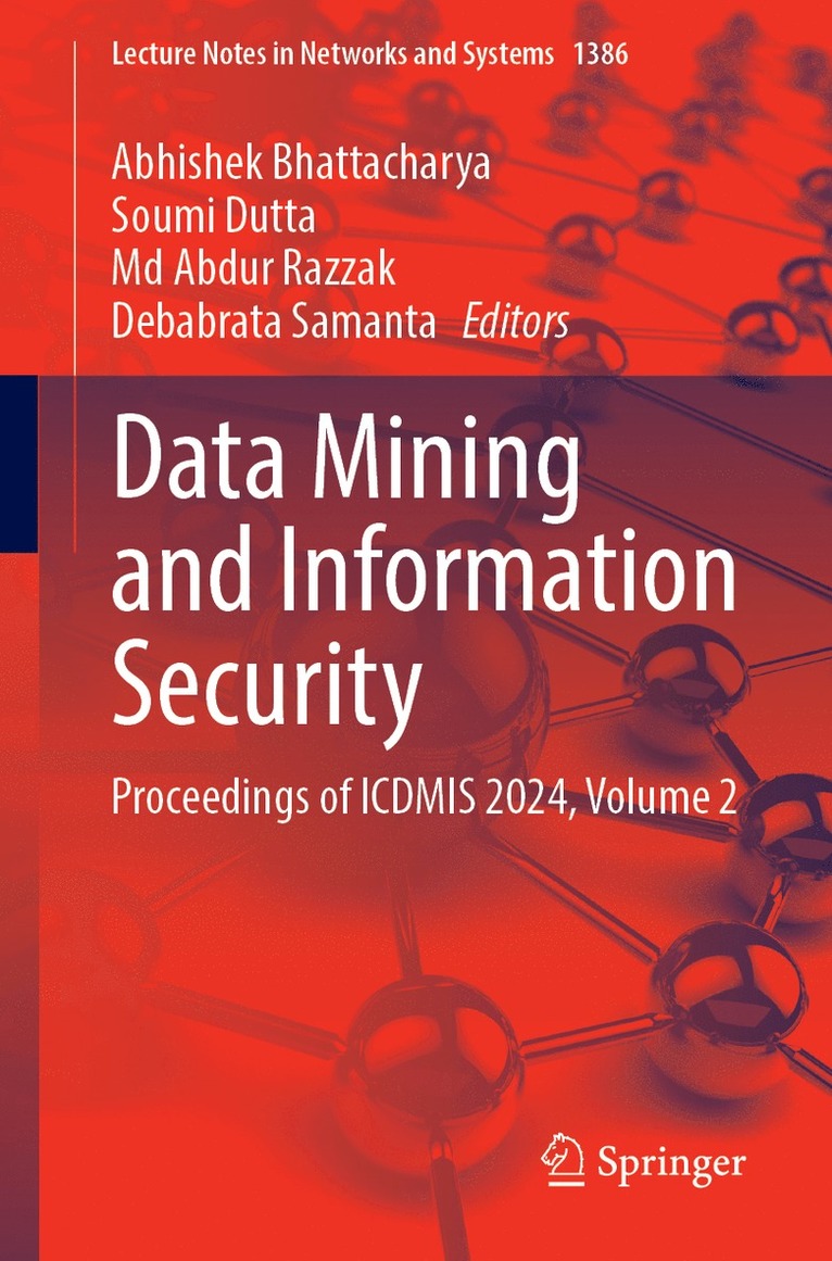 Abhishek Bhattacharya, Soumi Dutta, Md Abdur Razzak, Debabrata Samanta - Data Mining and Information Security, Häftad