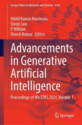bokomslag Advancements in Generative Artificial Intelligence