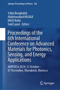 bokomslag Proceedings of the 6th International Conference on Advanced Materials for Photonics, Sensing, and Energy Applications