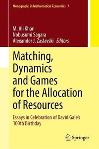 bokomslag Matching, Dynamics and Games for the Allocation of Resources