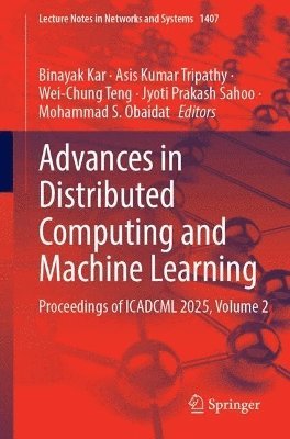 bokomslag Advances in Distributed Computing and Machine Learning
