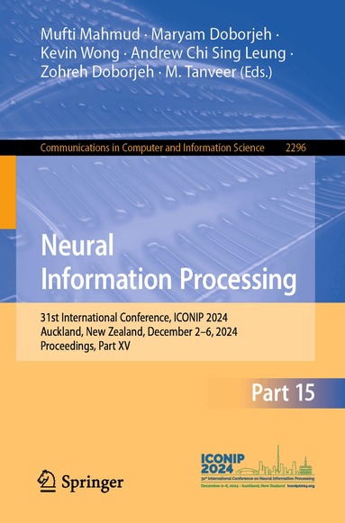 Mufti Mahmud, Maryam Doborjeh, Kevin Wong, Andrew Chi Sing Leung, Zohreh Doborjeh, M. Tanveer - Neural Information Processing, Häftad