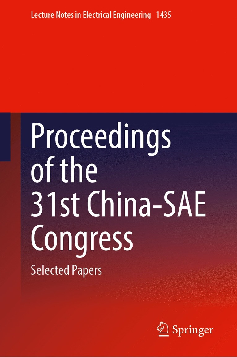 Proceedings of the 31st China-SAE Congress