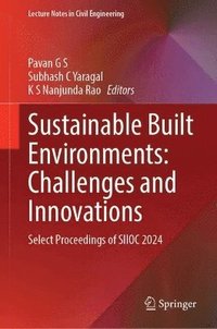 bokomslag Sustainable Built Environments: Challenges and Innovations