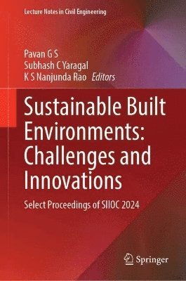 bokomslag Sustainable Built Environments: Challenges and Innovations
