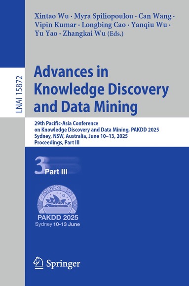 bokomslag Advances in Knowledge Discovery and Data Mining