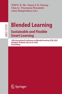 bokomslag Blended Learning. Sustainable and Flexible Smart Learning