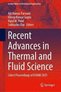 bokomslag Recent Advances in Thermal and Fluid Science
