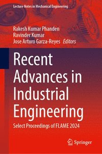bokomslag Recent Advances in Industrial Engineering