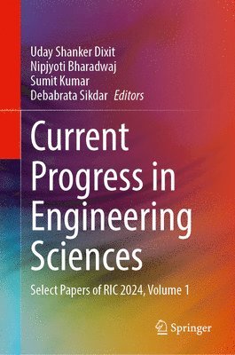 bokomslag Current Progress in Engineering Sciences