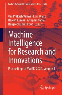 bokomslag Machine Intelligence for Research and Innovations