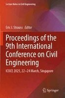 Eric J. Strauss - Proceedings of the 9th International Conference on Civil Engineering, Häftad