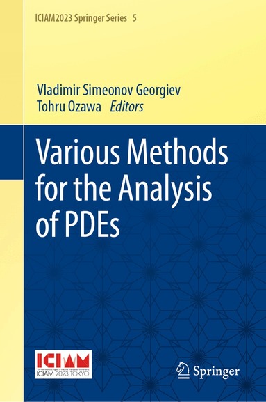 Vladimir Simeonov Georgiev, Tohru Ozawa - Various Methods for the Analysis of PDEs, Inbunden