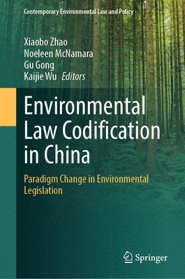 Xiaobo Zhao, Noeleen McNamara, Gu Gong, Kaijie Wu - Environmental Law Codification in China, Inbunden