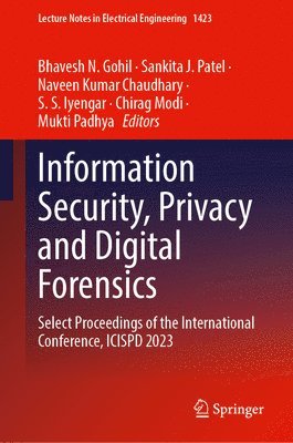 bokomslag Information Security, Privacy and Digital Forensics