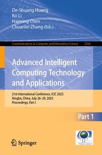bokomslag Advanced Intelligent Computing Technology and Applications