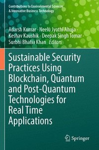 bokomslag Sustainable Security Practices Using Blockchain, Quantum and Post-Quantum Technologies for Real Time Applications