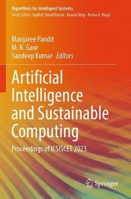 bokomslag Artificial Intelligence and Sustainable Computing