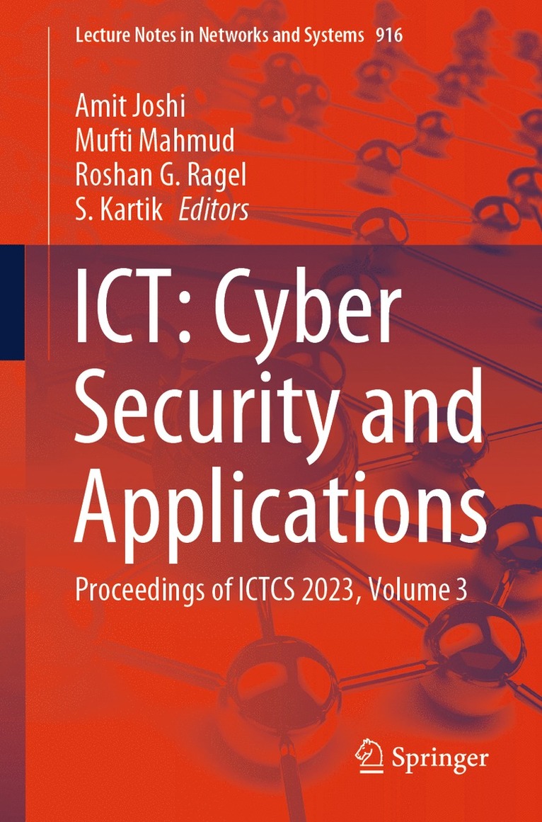 ICT: Cyber Security and Applications 1