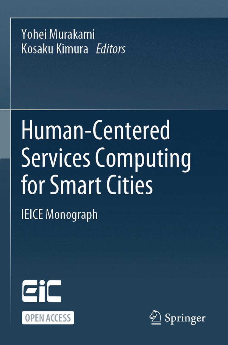 Yohei Murakami, Kosaku Kimura - Human-Centered Services Computing for Smart Cities, Häftad