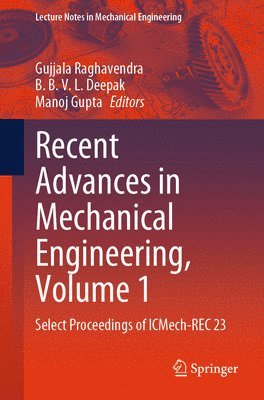 Recent Advances in Mechanical Engineering, Volume 1 1